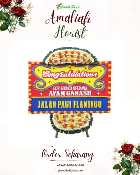 Sewa Papan Bunga Slendro